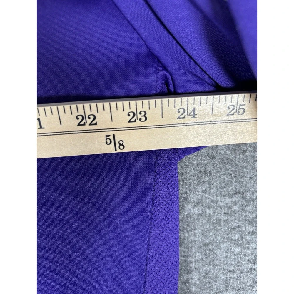 Nike Dri Fit TCU Horn frogs Polo Purple‎ Mens Xl